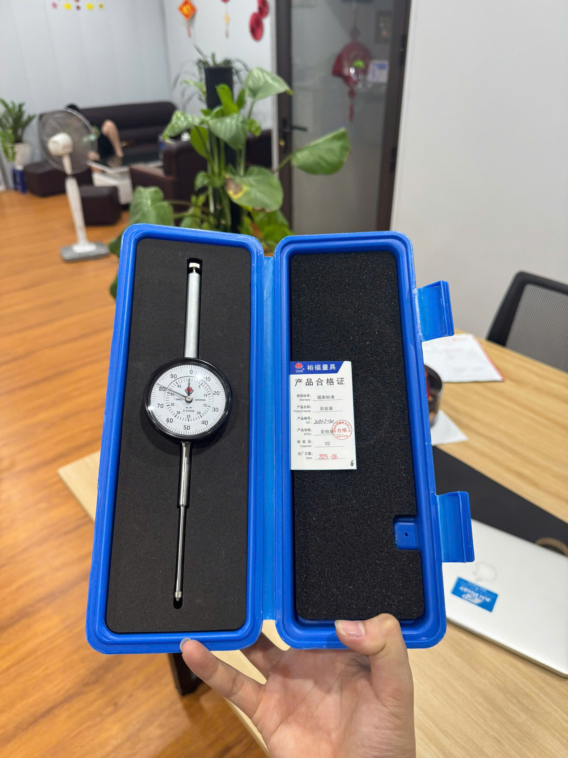 Đồng hồ so 50mm 0,01mm