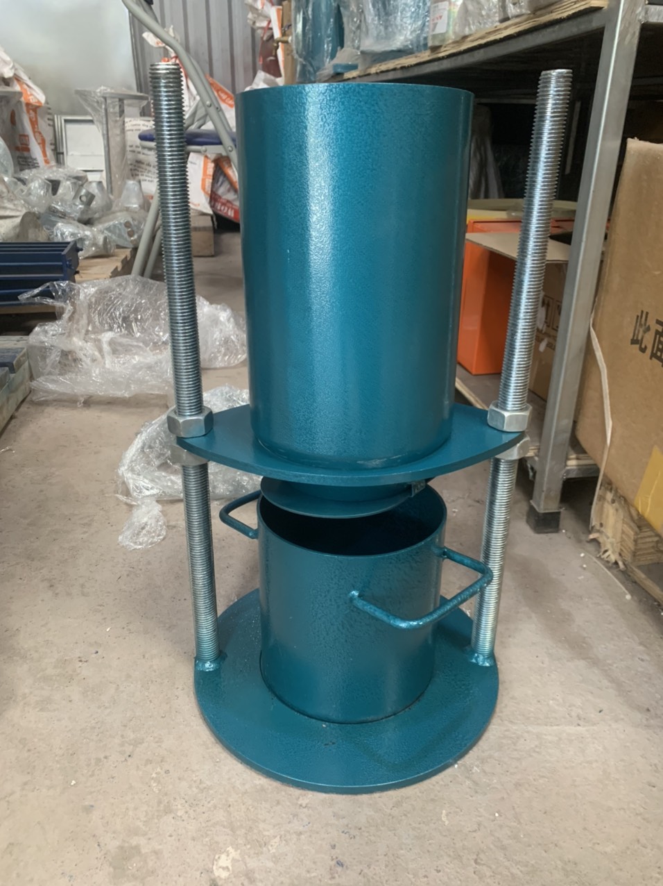 Bộ xác định độ gọc cạnh cốt liệu thô