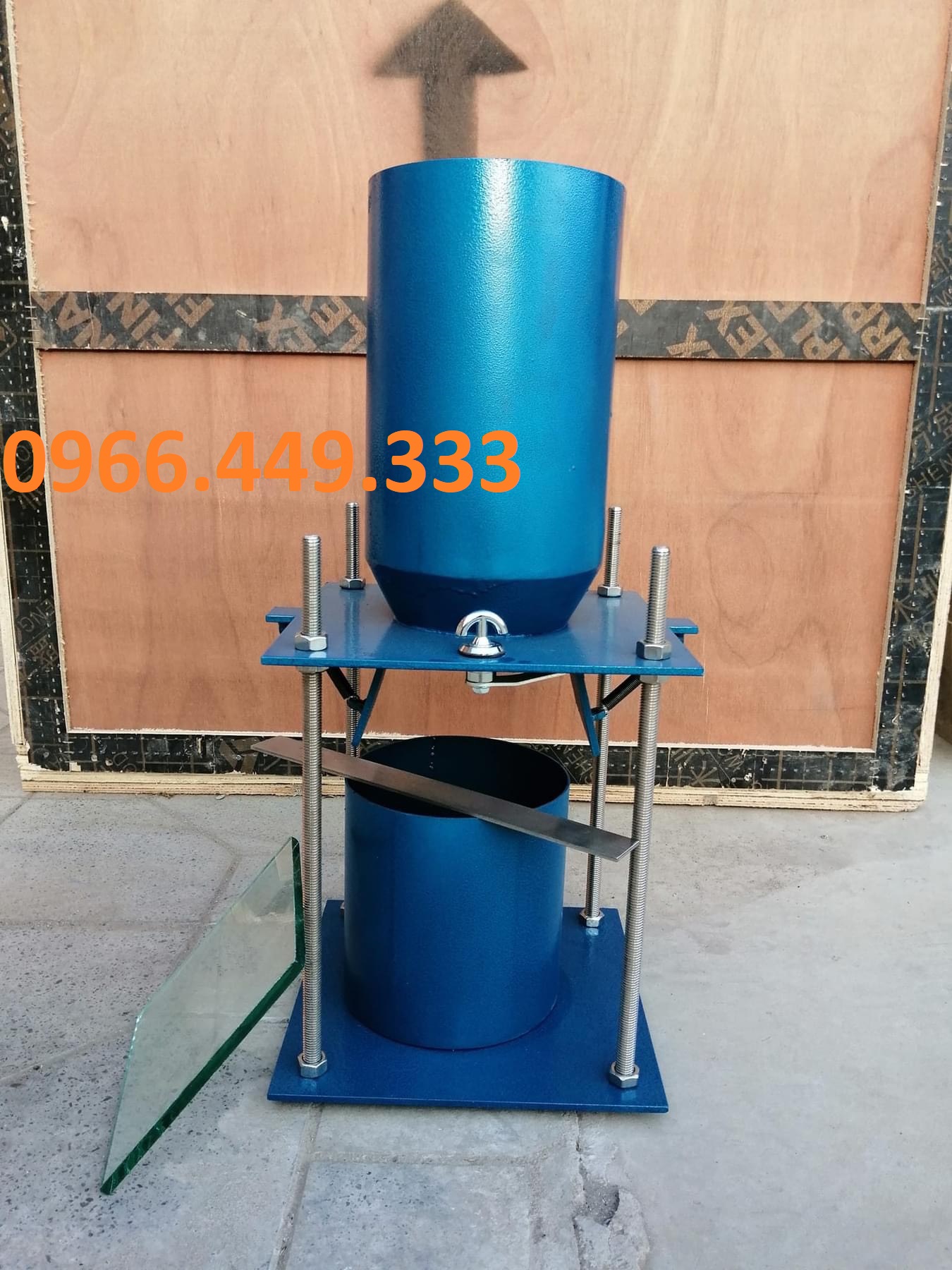 Bộ xác định độ gọc cạnh cốt liệu thô