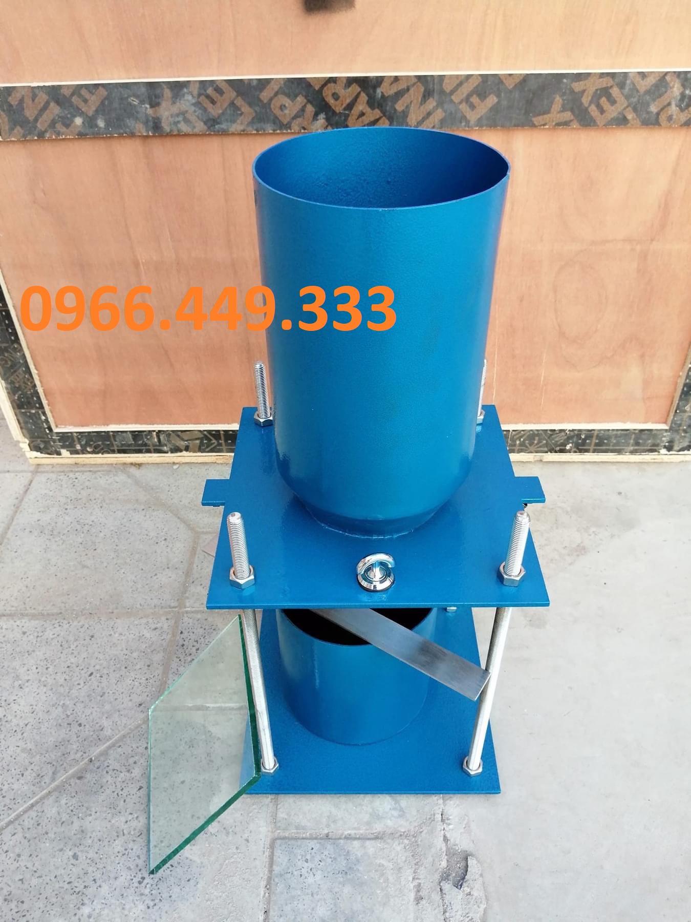 Bộ xác định độ gọc cạnh cốt liệu thô