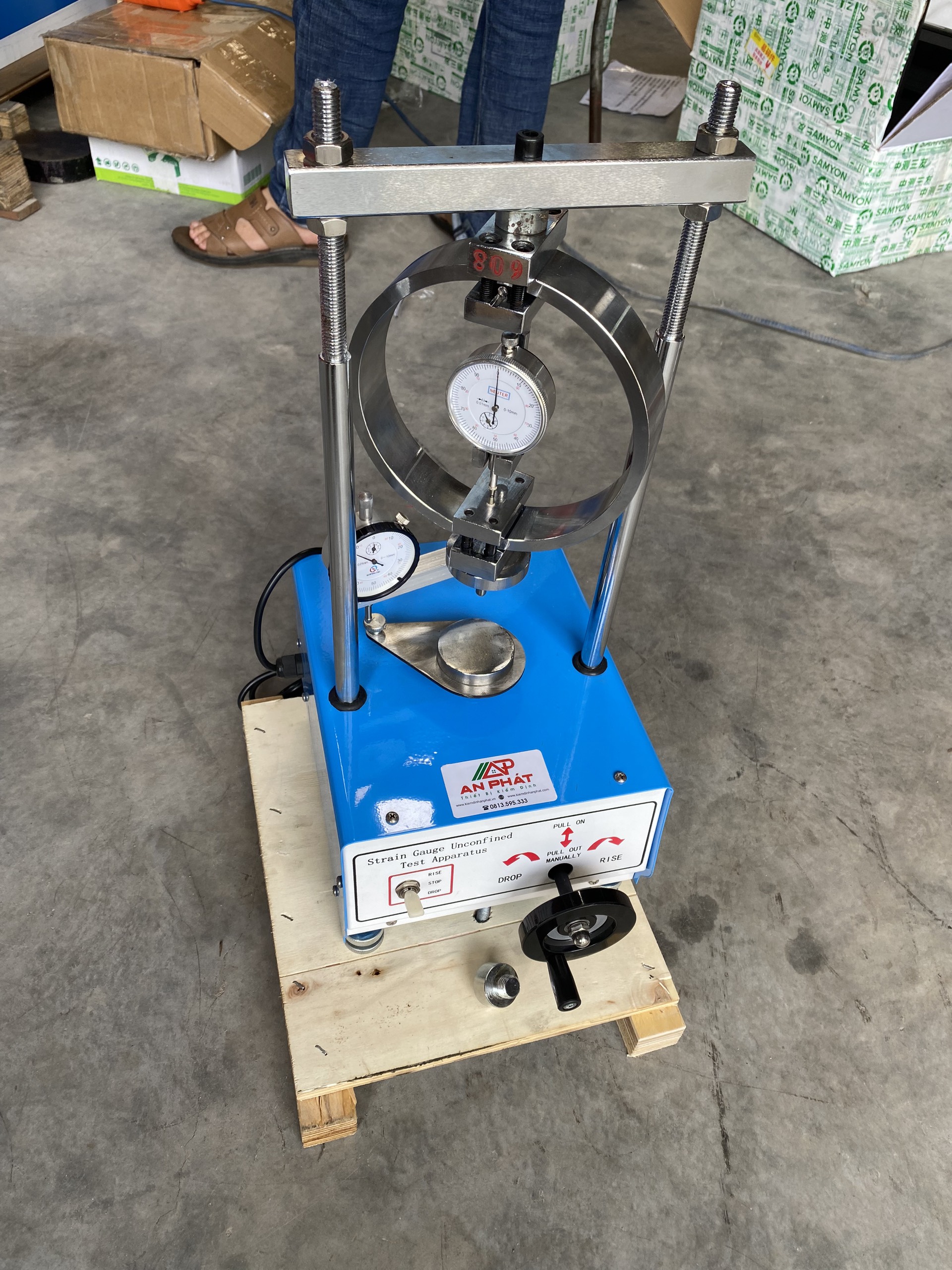 Máy nén đất 1 trục nở hông YTW-2 - Ảnh 4