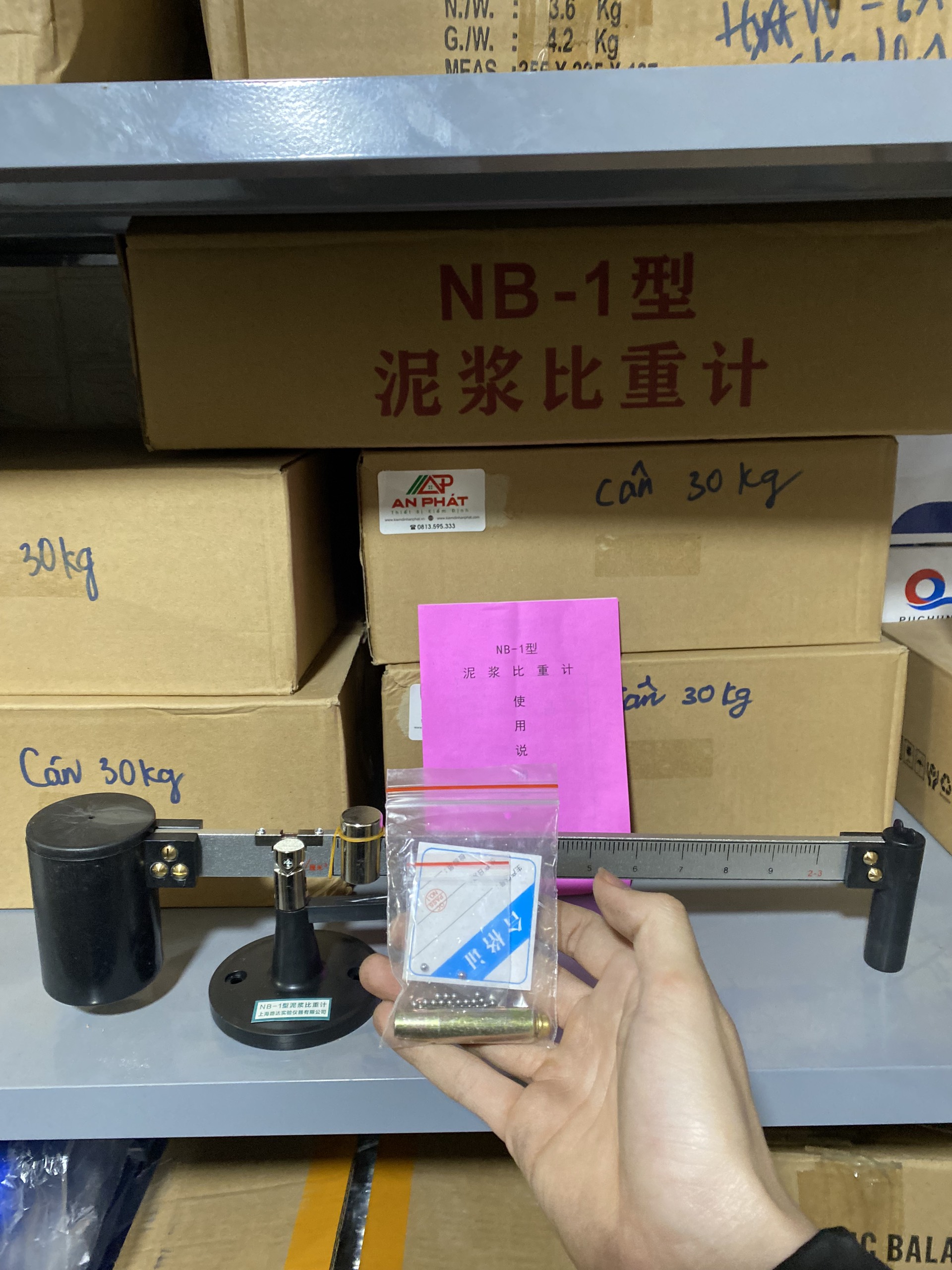 Cân tỷ trọng Bentonite NB-1 - Ảnh 4