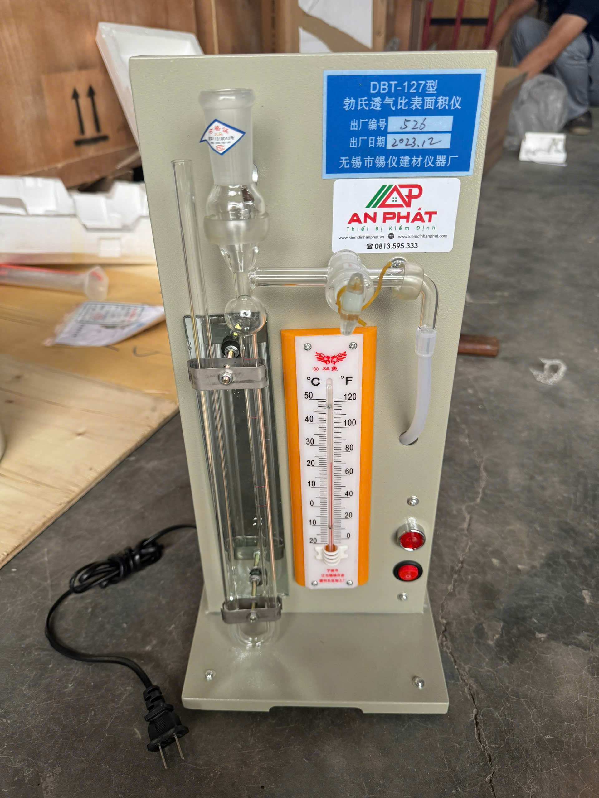 Bộ tỷ diện xi măng DBT-127 - Ảnh 7