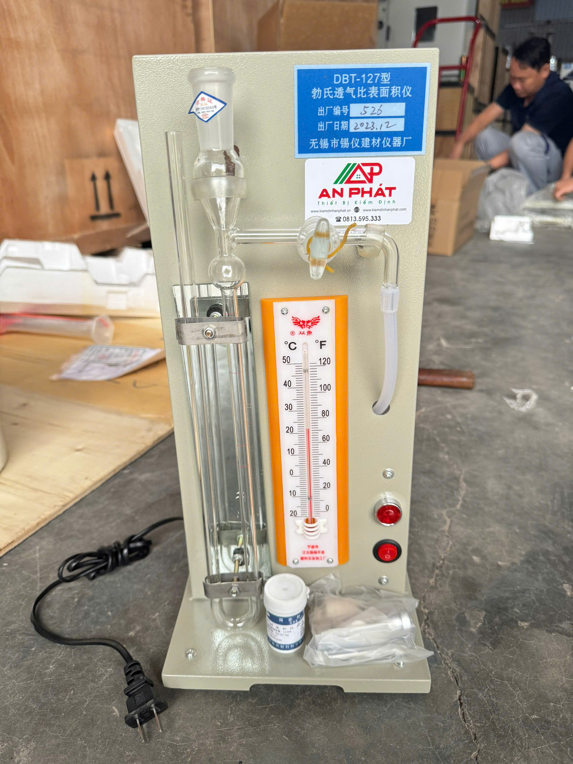 Bộ tỷ diện xi măng DBT-127 - Ảnh 6