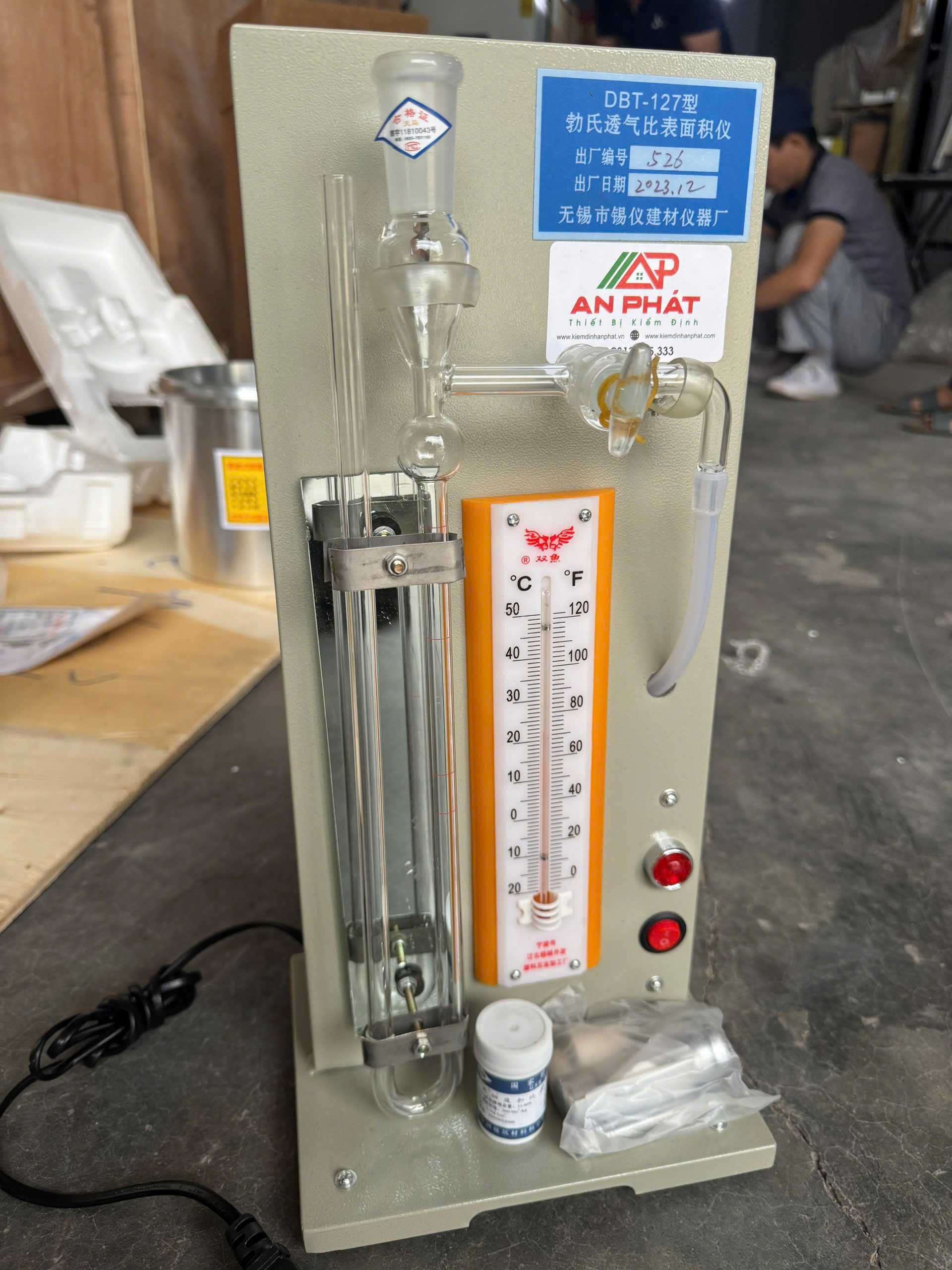Bộ tỷ diện xi măng DBT-127 - Ảnh 5