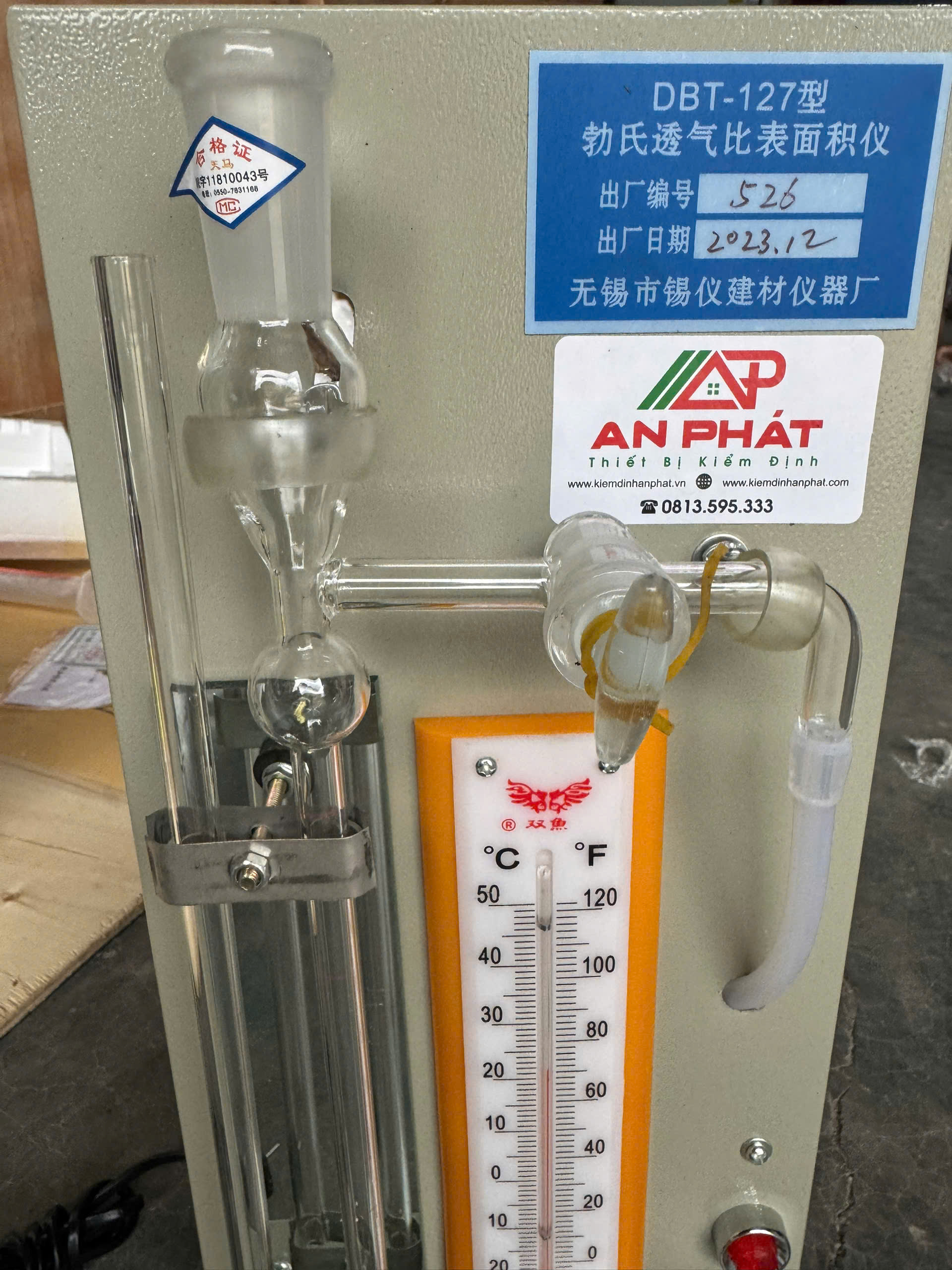 Bộ tỷ diện xi măng DBT-127 - Ảnh 4