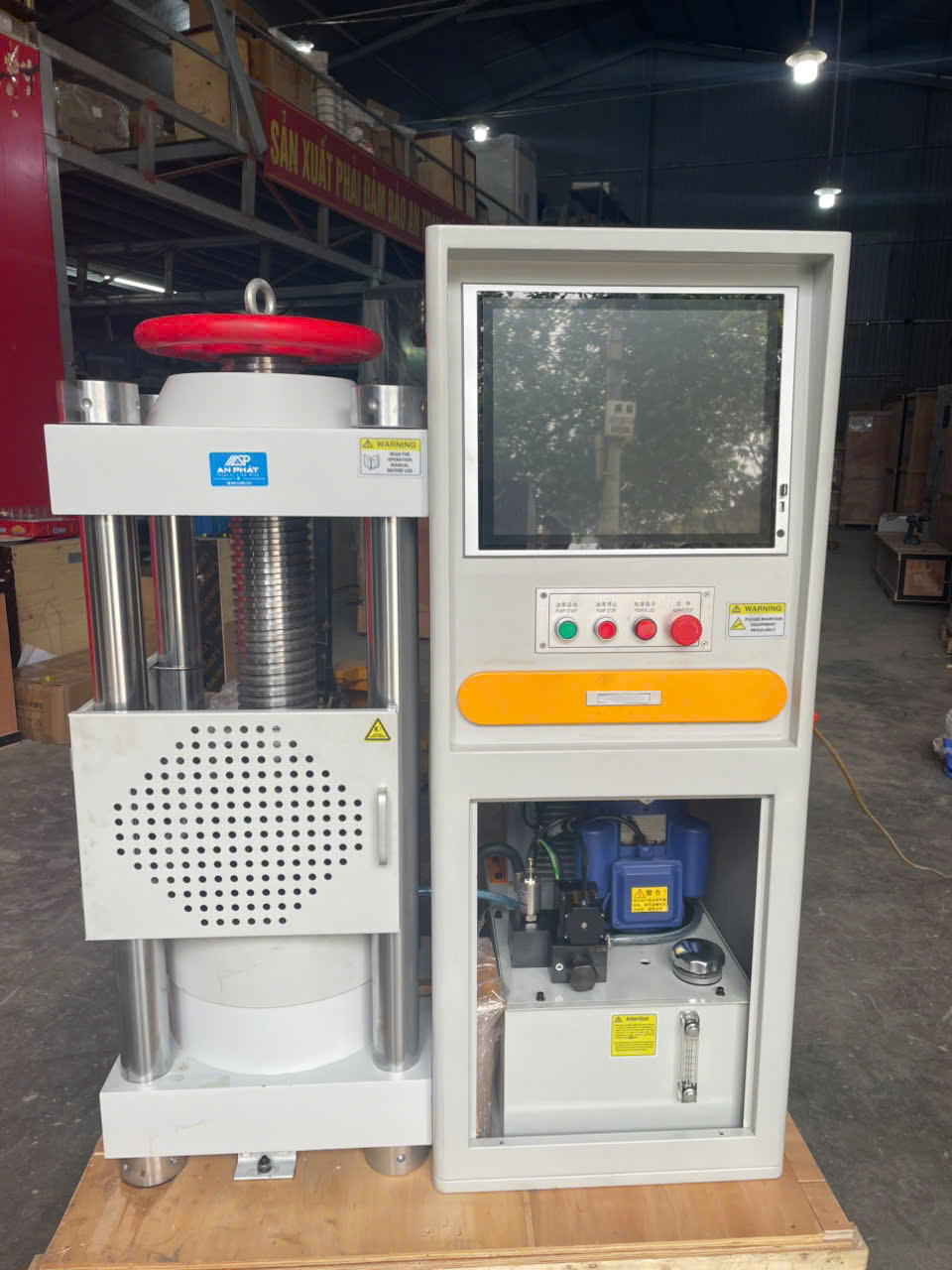 Máy nén bê tông 2000KN điều khiển Servo DYE-2000S - Ảnh 8