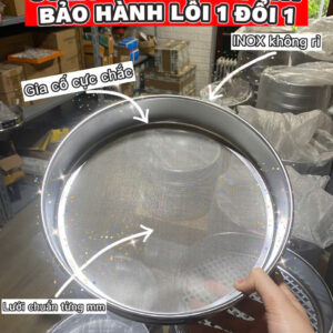 SÀNG RÂY TIÊU CHUẨN D300 30CM SÀNG CHẤT LƯỢNG CAO FULL INOX KHÔNG RỈ