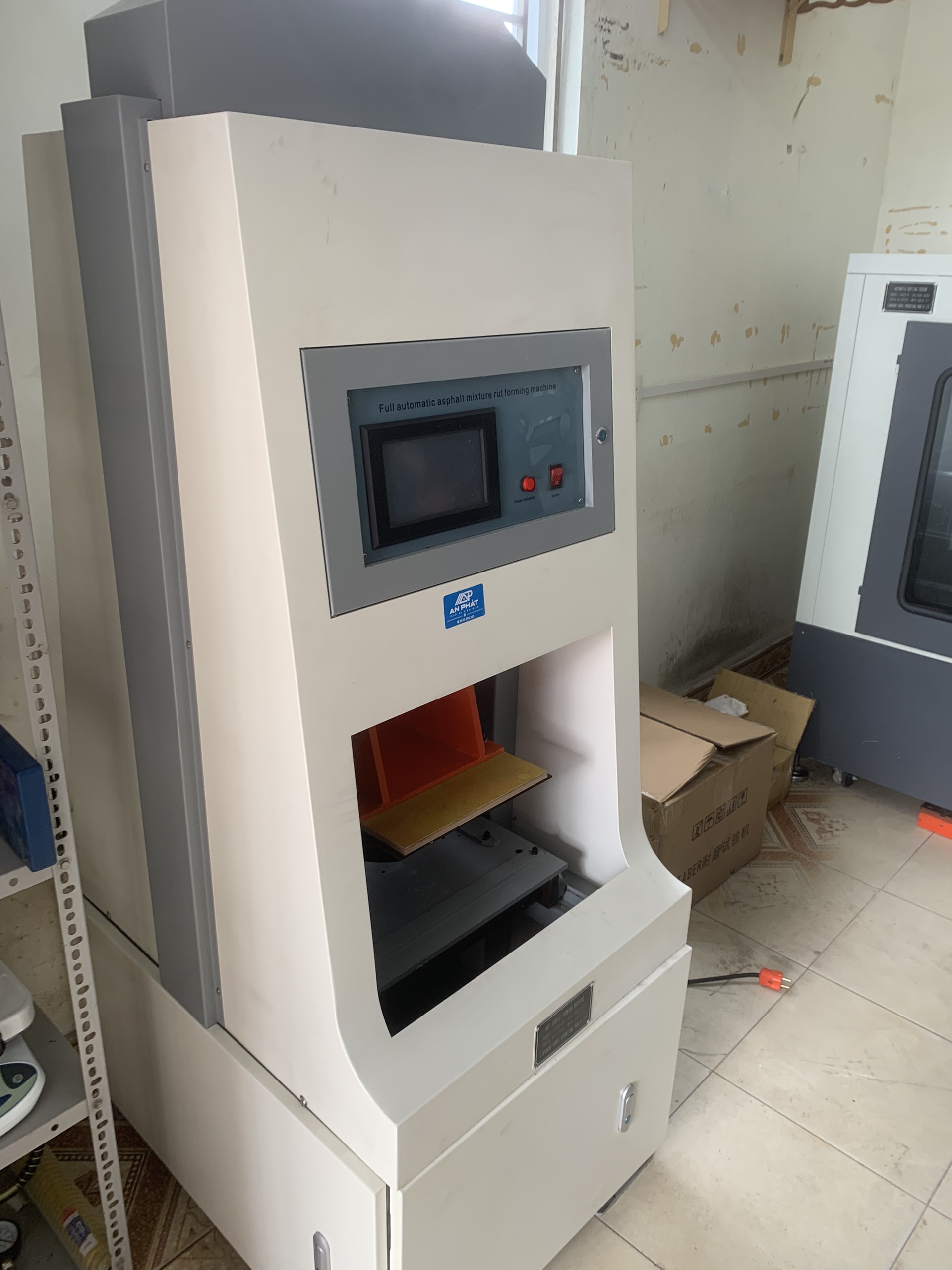 Máy Đầm Tạo Mẫu Vệt Hằn Lún Bánh Xe Bê Tông Nhựa LCCX-2