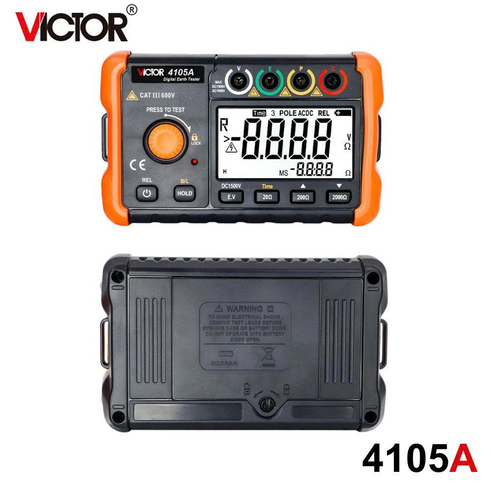 Máy đo điện trở đất VICTOR 4105A - Ảnh 3